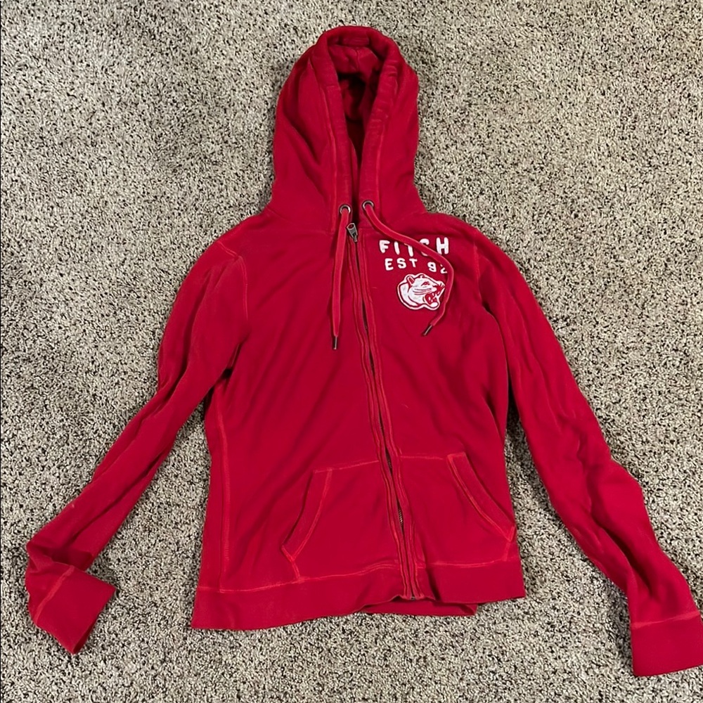 Abercrombie & Fitch Vibrant Red Jacket